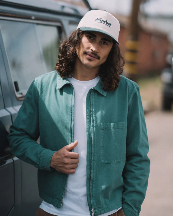 Wesley Baseball Hat in Emerald
