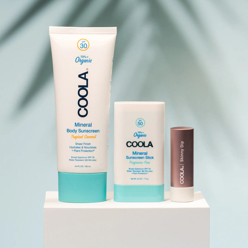 COOLA Mineral Suncare Travel Essentials Set -  3 Piece Kit