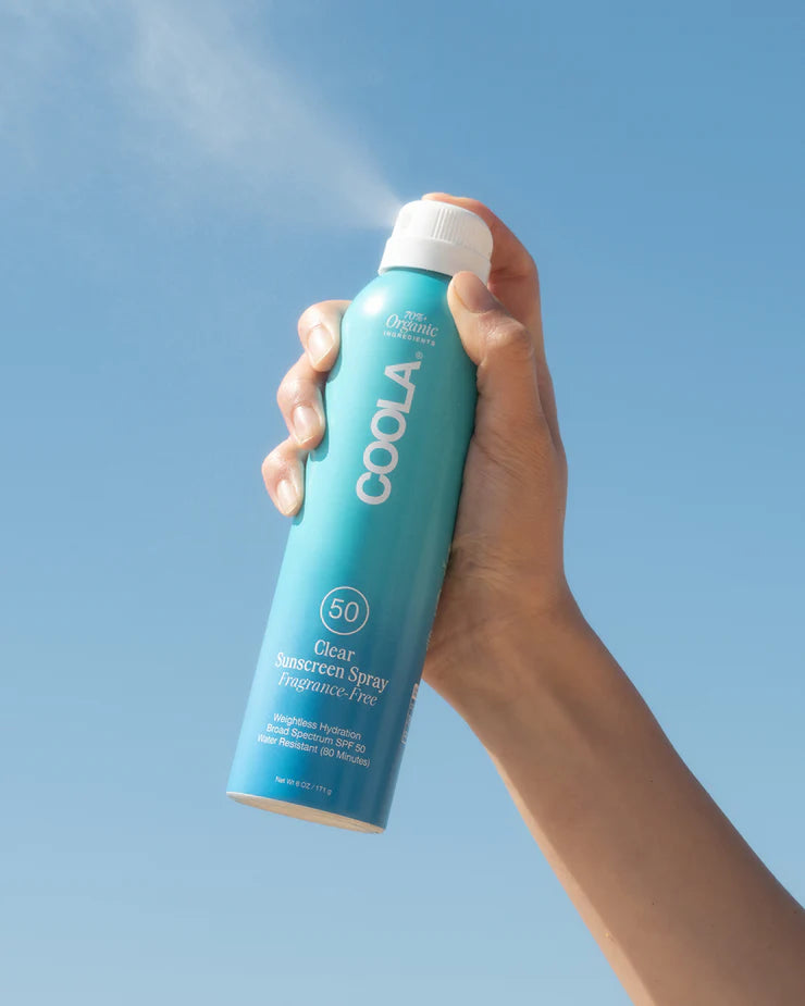 COOLA Classic Body Spray SPF50 6oz - Frangrance Free