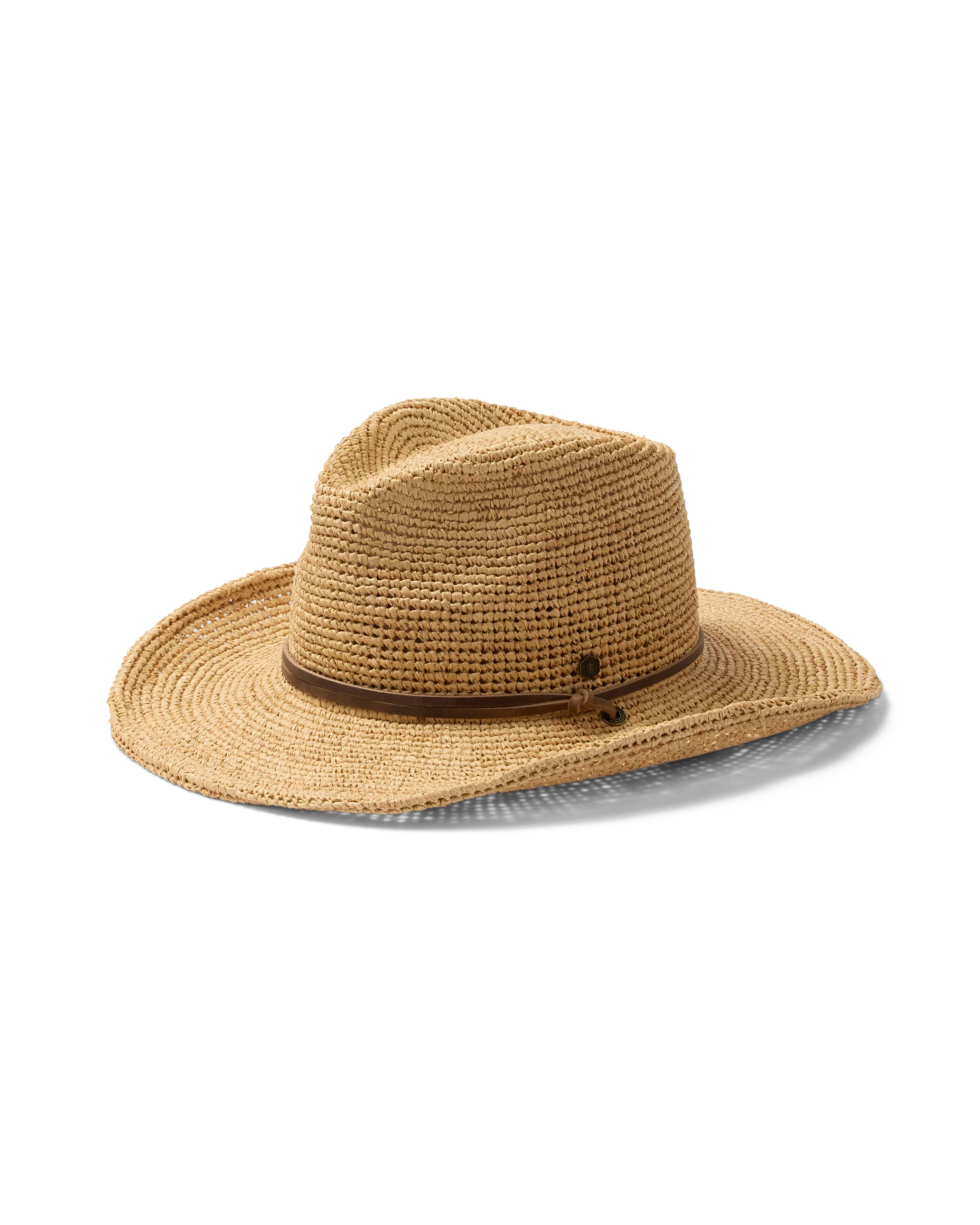 Wynona Packable Raffia Cowboy in Natural